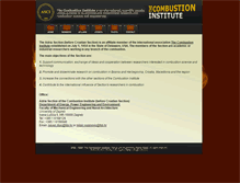 Tablet Screenshot of adriacombustioninstitute.org